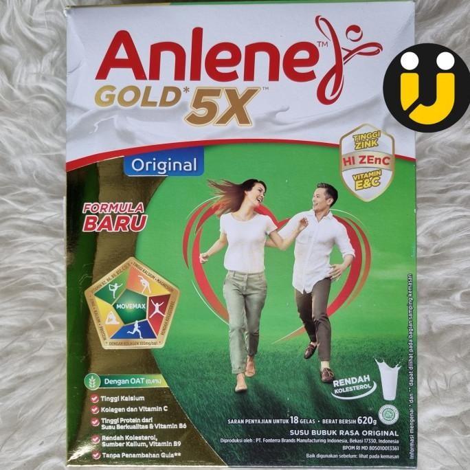Gambar PROMO READY STOCK Anlene Gold 5X 620 Gram Rasa Original Susu Bubuk Lansia dari lulamol undefined Tokopedia