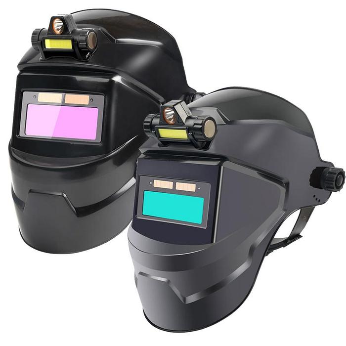 Gambar Large Viewing Welding Hood Safety Automatic Darkening Hood For Welding Welding Equipment With LCD Dimming Screen For dari Amit Ravi undefined Tokopedia