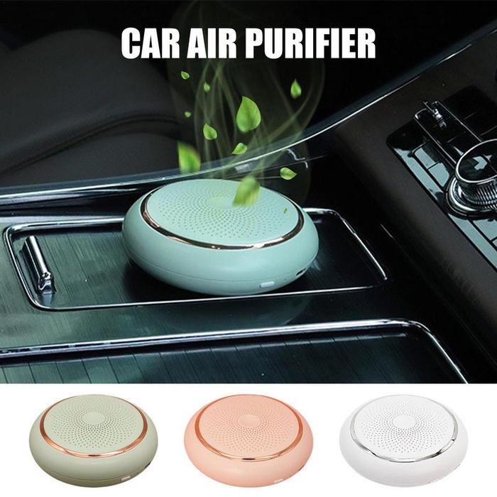 Gambar Vehicle Air Purifier Negative Ion Generator Air Deodorizer 1200mAh Battery Mini Portable Filter Air Purifiers With USB Cable dari Windwalker undefined Tokopedia