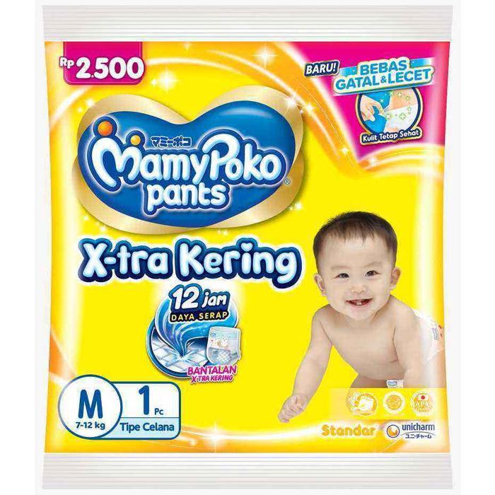 Gambar MAMYPOKO XTRA KERING DIAPERS PANTS PACK SAP POPOK CELANA BAYI BABY S1 M1 L1 XL1 SOFT CLOUD DIAPER DRY FIT EXTRA SERAP AIR BANDUNG SEKALI PAKAI IBU BAYI S M L XL XXL NB NEWBORN NBS 1 COMFORT BIG JUMBO MAMY POKO MAMI POKO MAMIPOKO ECER RENCENG - ECER M1 dari 8 MART undefined Tokopedia