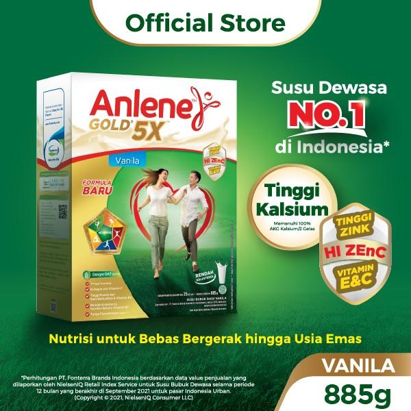 Gambar PROMO Anlene Gold 5X Susu Bubuk Vanilla 850g-Tulang, Sendi & Otot dari lulamol undefined Tokopedia