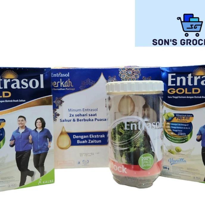 Gambar PROMO Entrasol Vanilla 580g Paket (2pcs entrasol Vanilla 580g, Free Toples i dari lulamol undefined Tokopedia