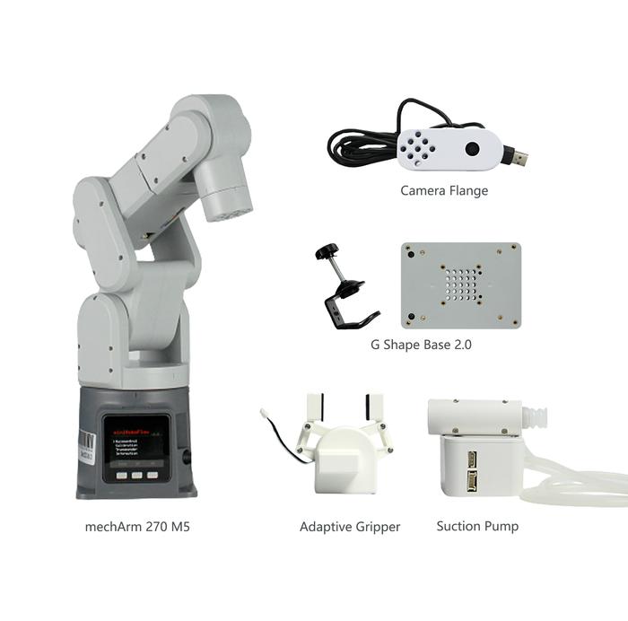 Gambar Elephant Robotics mechArm M5Stack 6-Axis Robot Arm Desktop Robotic Arm-All in one suit dari Shadow Strike undefined Tokopedia