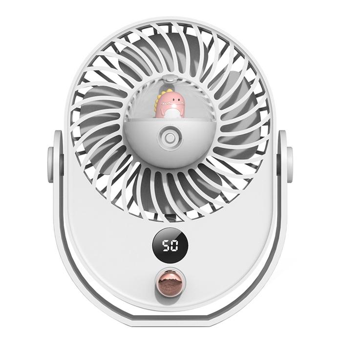 Gambar 2 In 1 Mini USB Charging Humidifier Air Cooler Fan Home Office Desktop Water Spray Humidify Misting Cooling Fans dari Kinetic Blast undefined Tokopedia