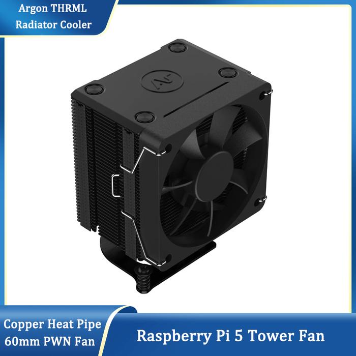 Jual Raspberry Pi 5 Argon THRML 60mm Radiator Cooler With Copper Heat ...