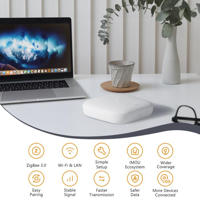Gambar Imou Alarm Hub House Alarms Security System Central Controller Only Devices Outdoor Motion Sensor Smart Home and Security Kit dari Amit Ravi undefined Tokopedia