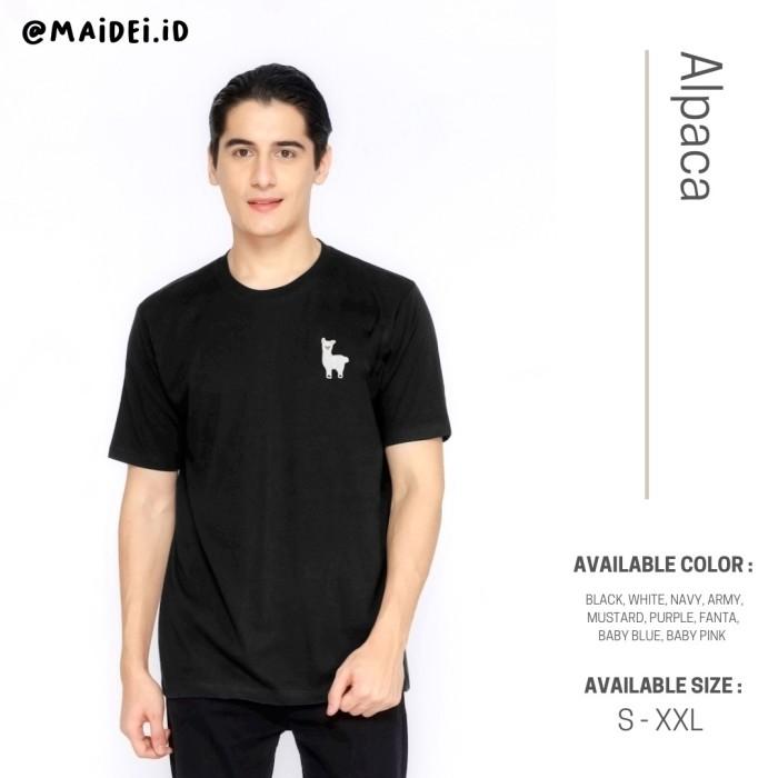 Gambar UNISEX kaos bordir Alpaca Mipan Zuzuzu by Maidei - Fanta, M dari footballstoreJKT undefined Tokopedia