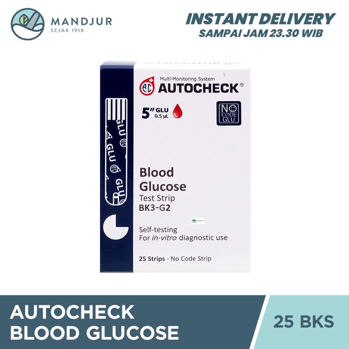 Gambar Strip Autocheck Glucose Isi 25 Strip - Alat Tes Strip Gula Darah dari Apotekmandjurofficial undefined Tokopedia