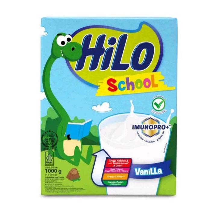 Gambar Promo!!! HiLo School 1000gr, 500gr (Exp 2025) Susu Tinggi Kalsium dan Lebih Rendah Lemak dengan Omega 3(Exp 2026) - Vanilla 1000gr, HiLo School dari PT MAGENTA MART undefined Tokopedia
