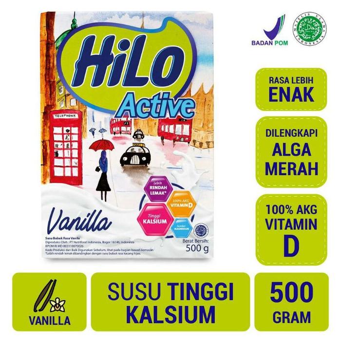Gambar Hilo Active Vanilla 500gr dari ptzara undefined Tokopedia