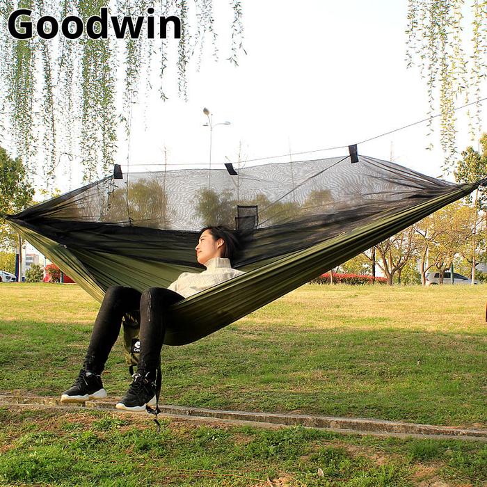 Gambar 260*140cm Mosquito Net Hammock Outdoor Furniture camping hamak cama garden furniture hamac hangmat hamaca bed muebles dari tokogelangmasruri81 undefined Tokopedia