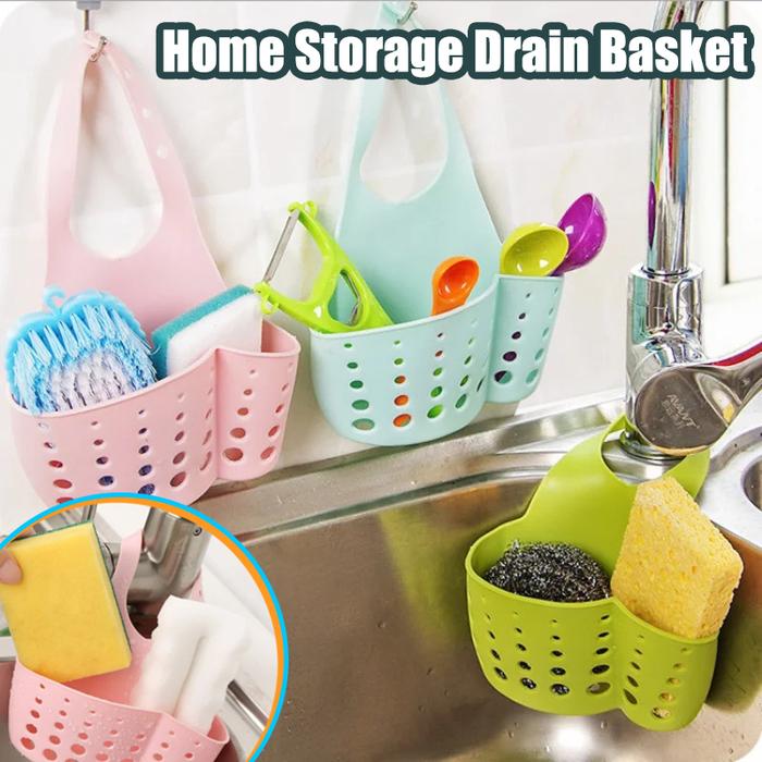Gambar Home Storage Drain Basket Kitchen Sink Holder Adjustable Soap Sponge Sponge Drainage Storage and Hanging Basket Kitchen Baskets dari KEVIN sugiono undefined Tokopedia
