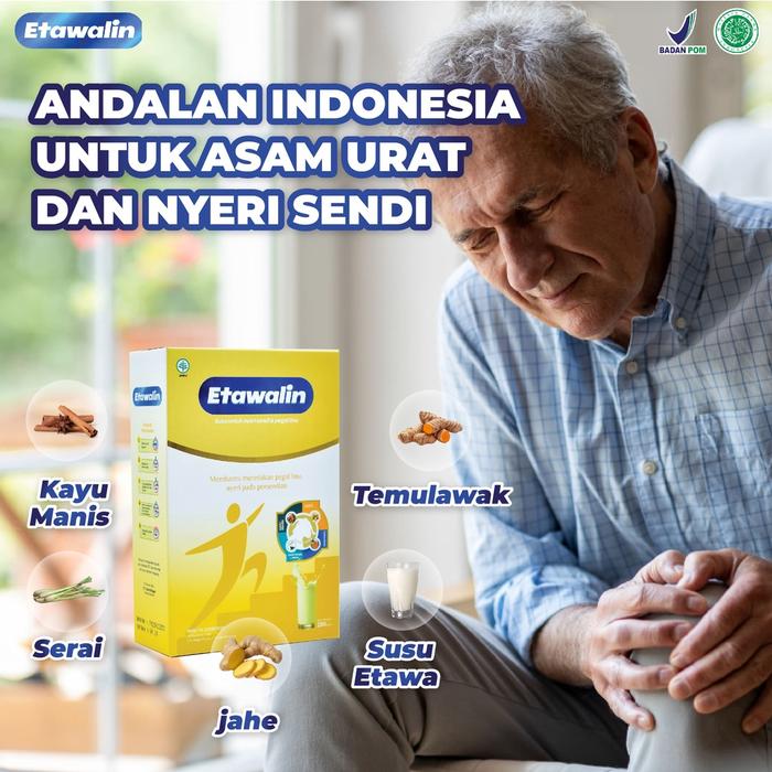 Gambar ETAWALIN - MINUMAN SUSU YANG TERBUAT DARI SUSU KAMBING ETAWA ASLI YANG DIPADUKAN DENGAN 5 HERBAL ALAMI YANG SANGAT BERGUNA UNTUK MENINGKATKAN KESEHATAN DAN KEPADATAN TULANG / PAKET 1 BOX dari PT JAYA LOCK undefined Tokopedia