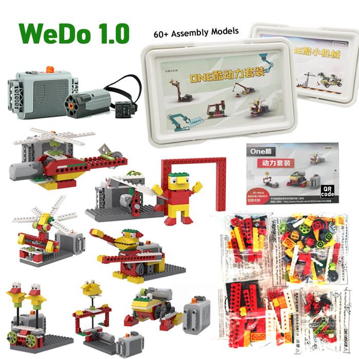 Gambar WeDo 1.0 Engineering Mechanic Gear Blocks 3D Robotics Construction Set Model Design Physical Science Experiment STEM DIY Toys dari Arcane Shade undefined Tokopedia