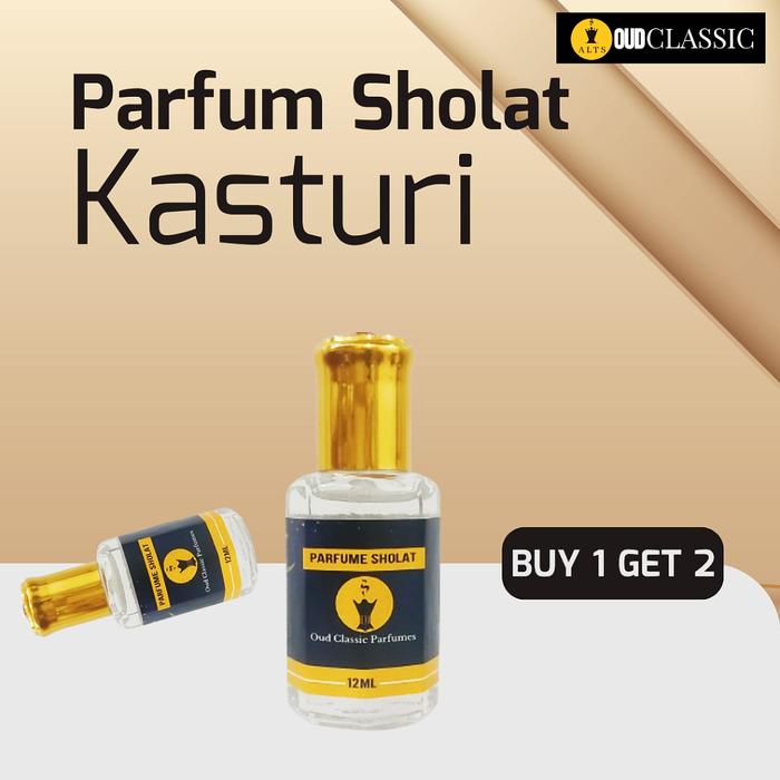 Parfum Sholat KASTURI PUTIH Beli Dapat 12ml Premium ASLI 100% By Oud  Classic Perfume Botol Box di Oud Classic Parfumes Tokopedia