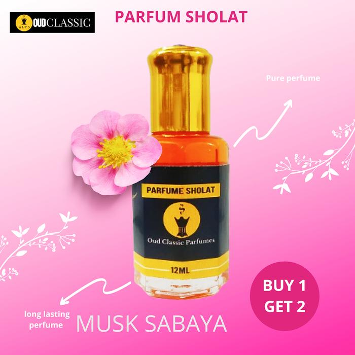 Jual Parfum Sholat MUSK SABAYA Beli Dapat 12ml Premium ASLI
