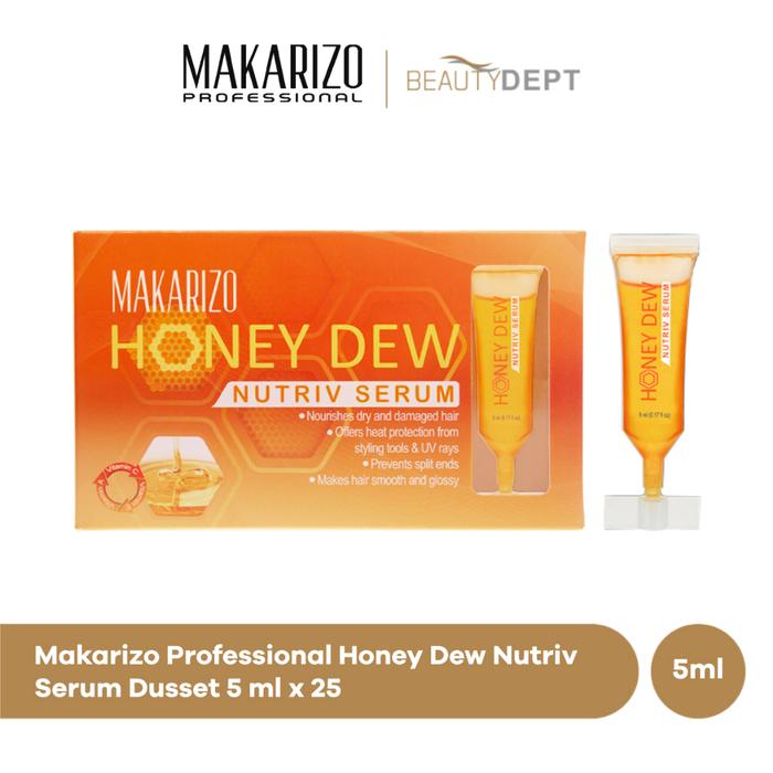 Gambar Terbaru MAKARIZO Honey Dew Nutrive Serum Dusset 25X5ml - Vitamin Rambut Kering dari meldagustin undefined Tokopedia