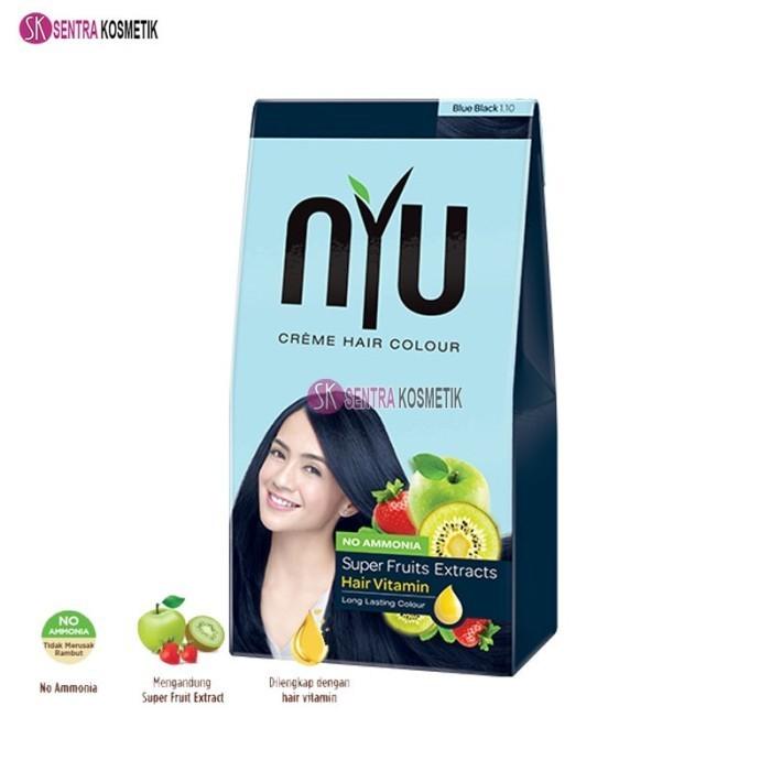 Gambar NYU Hair Color Cat Rambut Tanpa Amonia Permanent 30 ml X 2 - BLUE BLACK dari Sentra Kosmetik ID undefined Tokopedia