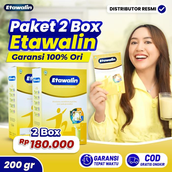 Gambar 2 BOX Etawalin Original 100% Susu Kambing Etawa Tingkatkan Kepadatan & Kesehatan Tulang Dan Sendi COD dari ptzarrafood undefined Tokopedia