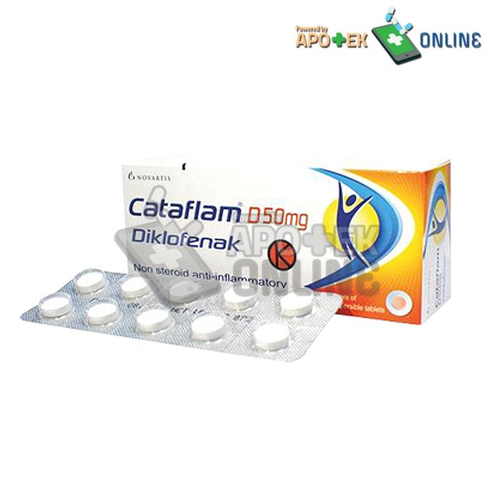 Gambar CATAFLAM DISPERSIBLE 50MG 1 STRIP 10 TABLET dari Apotek Tri Farma Bekasi Timur undefined Tokopedia