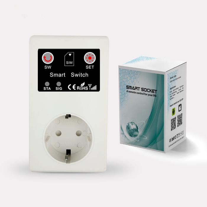 Gambar Diskon 16A 250VAC Wireless Remote Control Home Appliance Automation GSM Smart Phone Power Socket Timer Switch Wall Plug order dari PRO ADVANCE undefined Tokopedia