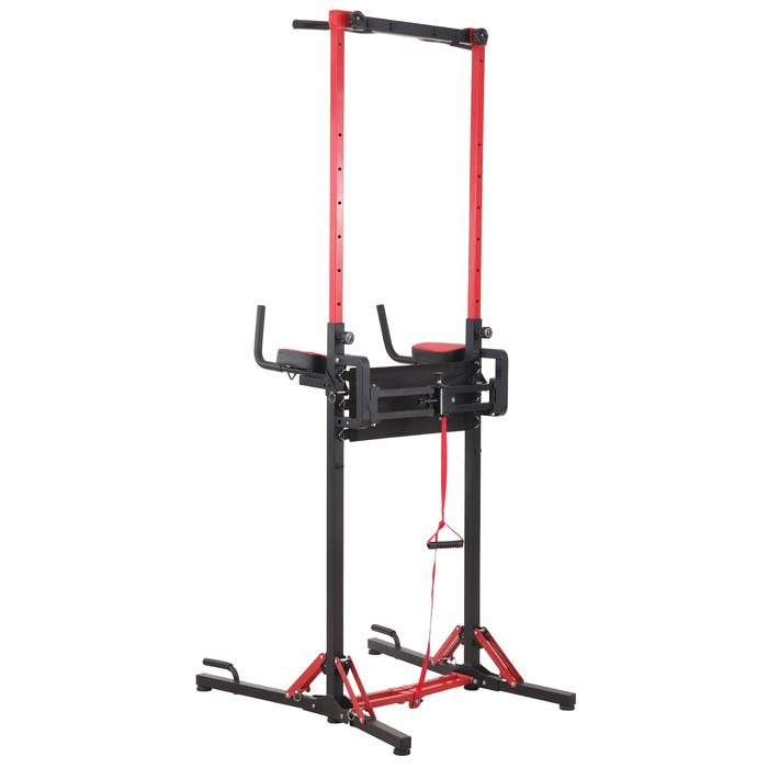 Gambar New Arrival Gym Equipment Home Adjustable Multi-Function Strength Fitness Power Tower Pull Up Dip Bar Station dari Natures Rage undefined Tokopedia