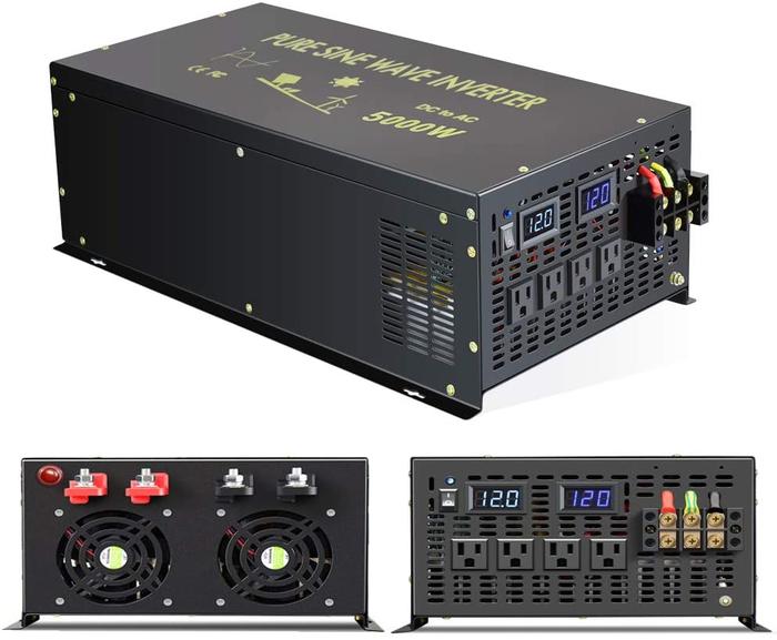 Gambar Diskon 10000W Peak 5000W Remote Control Solar Inverter 12V 24V 48V DC to 120V 220V 230V 240V AC Pure Sine Wave Power Inverter Converter order dari PRO ADVANCE undefined Tokopedia