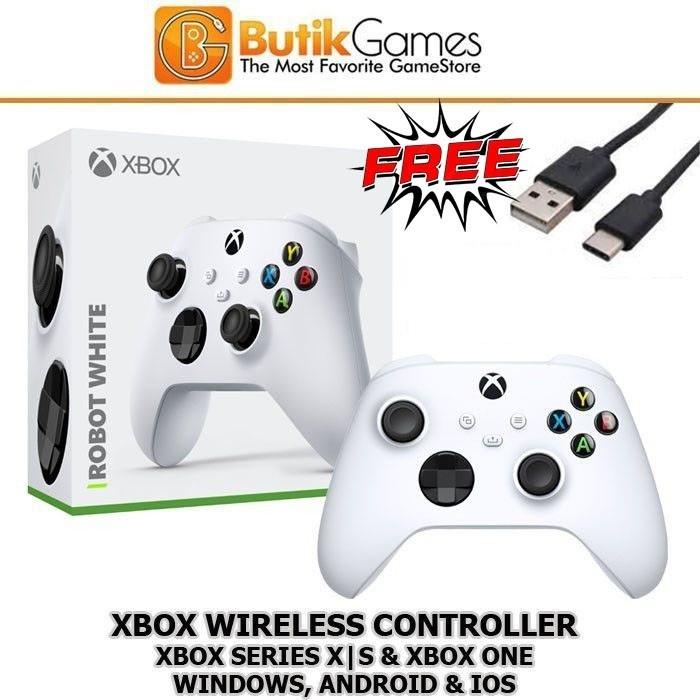 Gambar Stick Xbox Series X S Xbox One Wireless Controller New Model Carbon Black Robot White - Robot White dari Axcelstore29 undefined Tokopedia