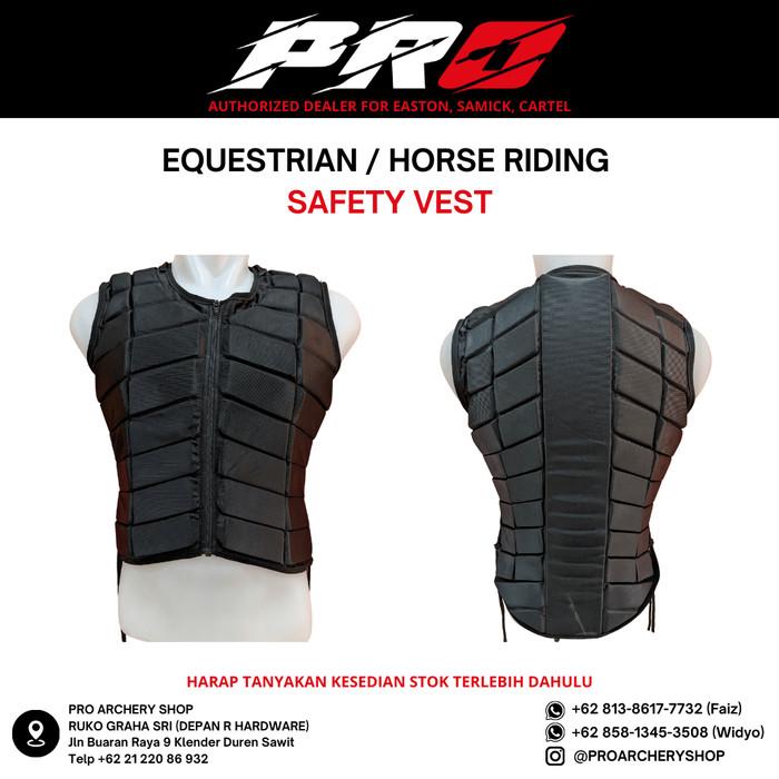 Gambar HORSE RIDING / EQUESTRIAN SAFETY VEST ADULT / ROMPI BERKUDA DEWASA dari RUM OnShop undefined Tokopedia