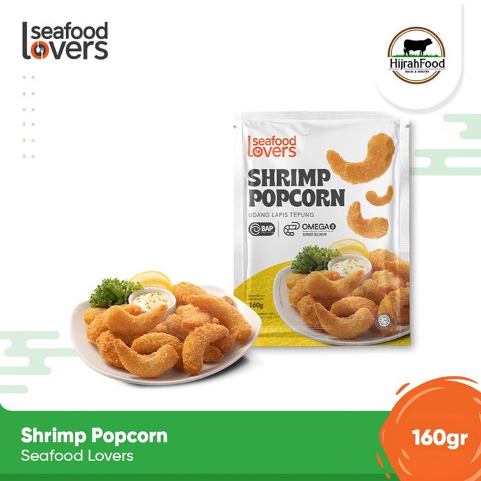 Gambar Seafood Lovers Shrimp Popcorn / Udang Tepung Pop Corn (160 gr) dari Hijrahfood Meatshop Jaktim undefined Tokopedia