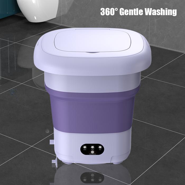 Gambar 9L Portable Washing Machine 3 Gear Folding Washing Machine Multifunction Foldable Washing Machine High Capacity for Baby Clothes dari Chain Hammer undefined Tokopedia