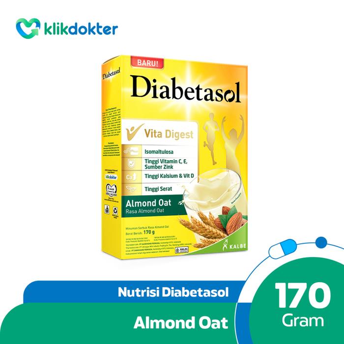 Gambar Diabetasol Almond Oat 170gr dari Cahayaa Bintang Official undefined Tokopedia