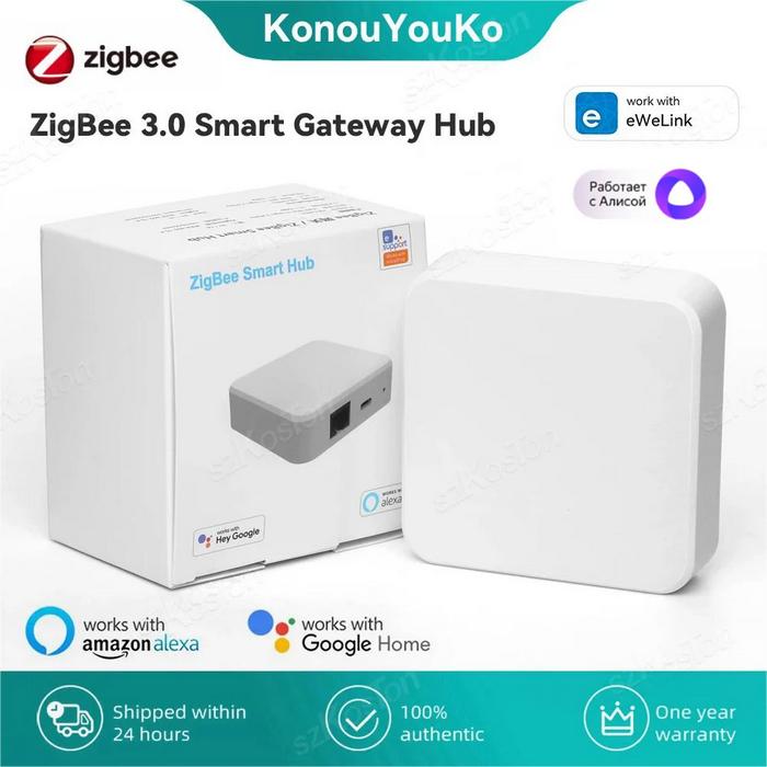 Gambar Smart Zigbee 3.0 Wired Gateway Hub RJ45 Ethernet Bridge Works with eWelink APP Devices Home Assitant Alexa Google Alice dari Dropcore09 undefined Tokopedia