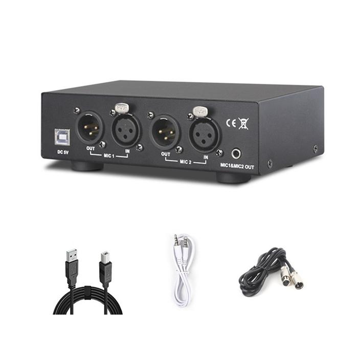 Gambar 2 Channel 48V Universal Compact Phantom Power Kit For Condenser Microphone Music Recording Equipment dari Ravenous Bite undefined Tokopedia