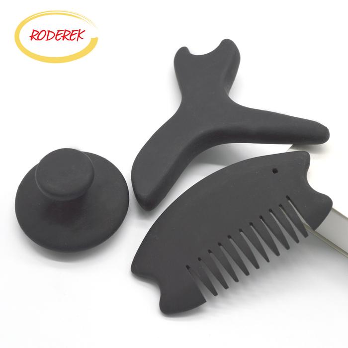 Gambar 3pcs Bian Stone Guasha Board Natural Stone Body Scraping Acupuncture Massage Gua Sha Tool For Healthcare Massager dari Luminous Charge undefined Tokopedia