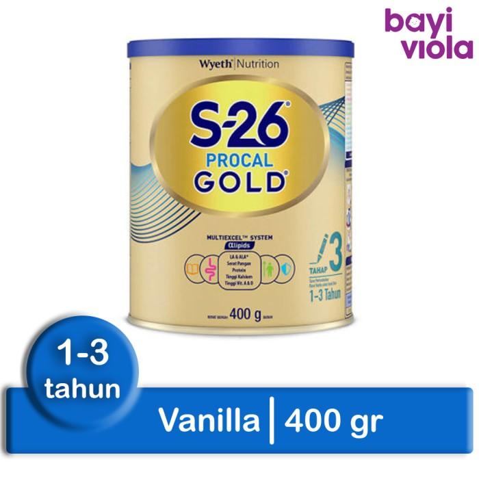 Gambar S26 S-26 Procal Gold Vanila 400 gram Vanilla Tahap 3 (1-3 Tahun) dari Bayi Viola undefined Tokopedia