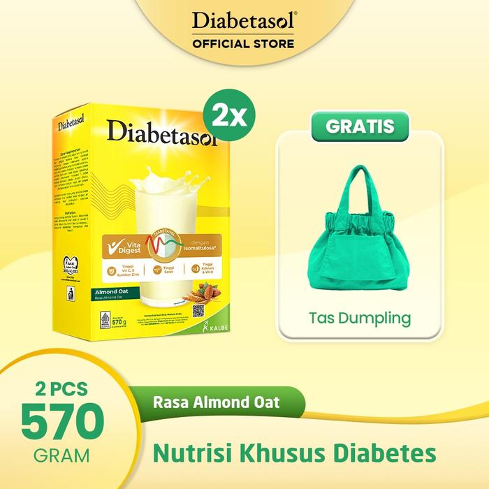 Gambar Buy 2 Susu Diabetasol 570g Free Tas dumpling - Cappucino dari PTPRIMA JAYA undefined Tokopedia
