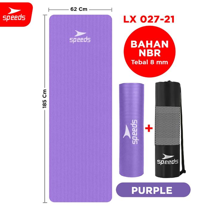 Gambar New Ready SPEEDS Matras Yoga NBR Yoga Mat Anti Slip Tebal 10mm Sports dan Outdoors Gym Mat 027-5 Terlaris - 21UT dari Sporty_Spirit undefined Tokopedia