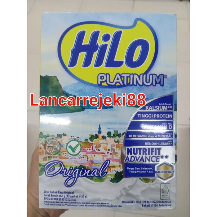 Gambar HiLo Platinum Original 360gram dari Arsanimart undefined Tokopedia