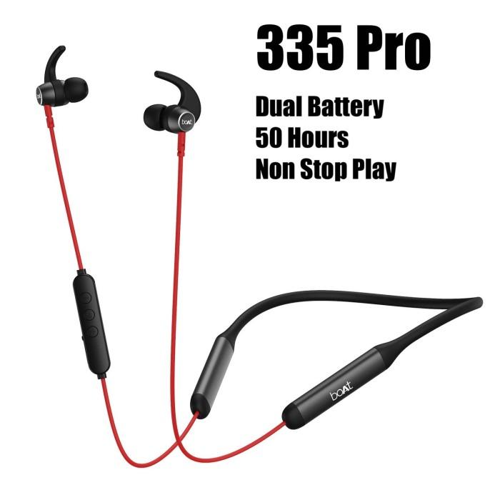 Promo Qualcomm aptX HD boAt Rockerz 335 Headset Bluetooth Earphone