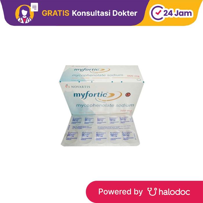 Gambar Myfortic 360 mg 10 Tablet dari Apotek Najeeb Farma Bekasi undefined Tokopedia