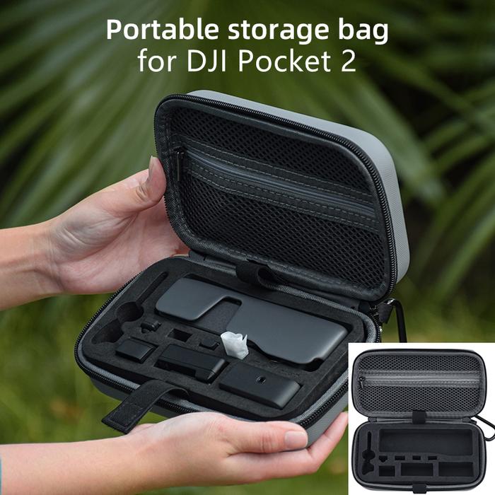 Gambar for DJI Pocket 2 Mini Carrying Case Portable Storage Bag Handbag Shock-proof Box Set Handheld Gimbal Camera Accessories dari marketumiyati undefined Tokopedia