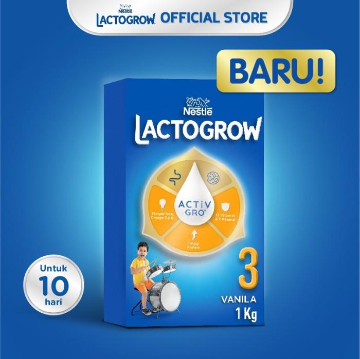 Gambar LACTOGROW 3 Susu Anak 1-3 Tahun Box 1Kg Vanila / Madu dari Emistore21 undefined Tokopedia