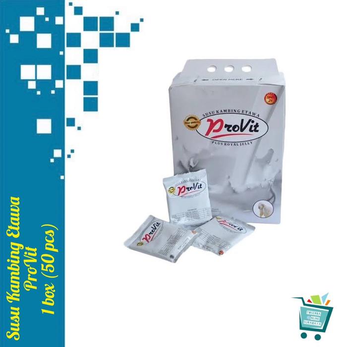 Gambar Susu Kambing Etawa Provit Plus Royal Jelly / Proviterje 100% Original 1 box 50 sachet - 10 pcs dari tessastok undefined Tokopedia