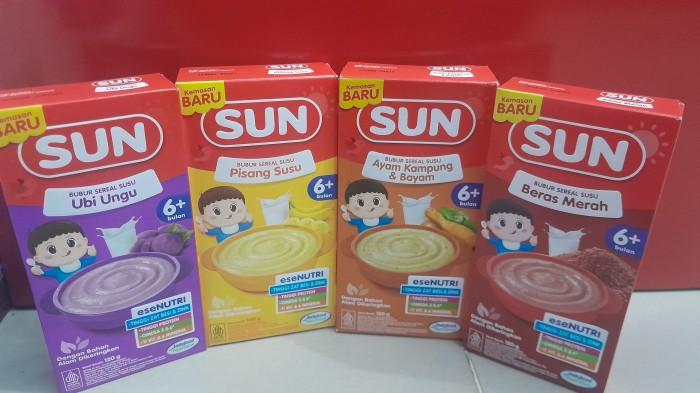 Gambar SUN BC BUBUR SEREAL MPASI 6+ ALL VARIAN 120GR - PISANG SUSU dari Asia Mandiri Mart undefined Tokopedia