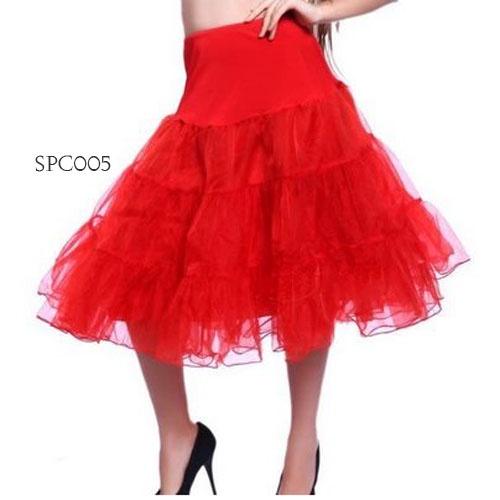 Gambar Pengembang Dress 2 Layer Petticoat Gaun Tile Merah SPC005 - Merah dari Dunia Pernik House undefined Tokopedia