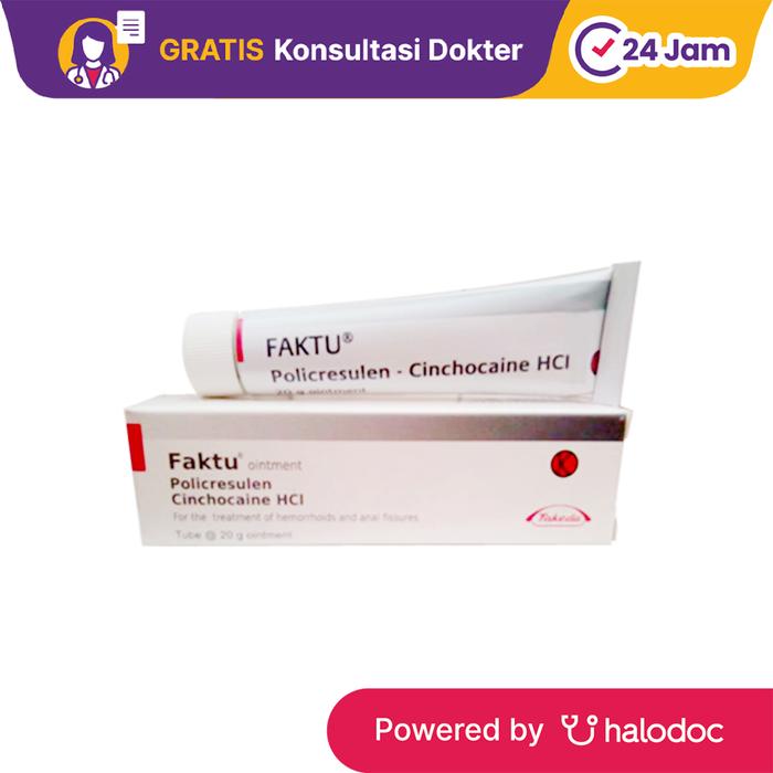 Gambar Faktu Salep - Obat Sembelit & Wasir - Halodoc dari Apotek Medika Prima Pondok Kelapa undefined Tokopedia