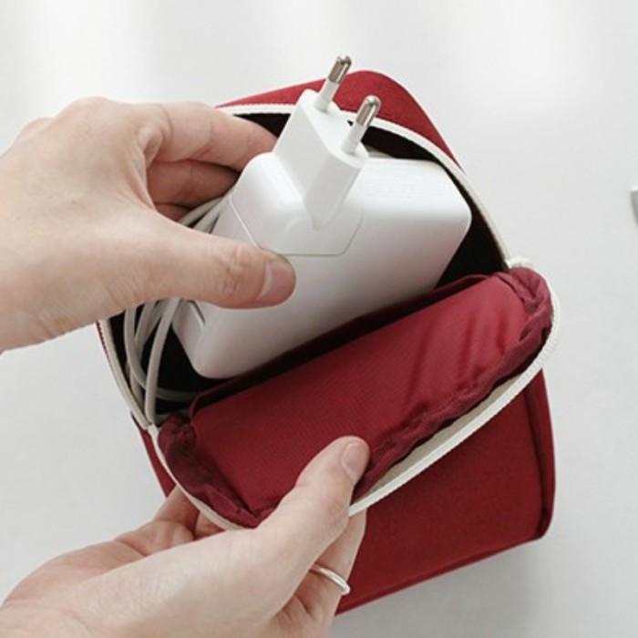 Gambar BERKUALITAS Travel Gadget Organizer Bag Portable digital cable bag Electronics Accessories Storage Carrying Case Pouch for USB power Bank dari restata undefined Tokopedia