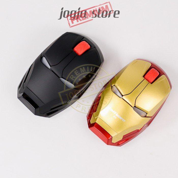 Gambar Mouse Wireless Optical Iron Man 2.4 Ghz Mouse Wireless M8 FREE Baterai dari SINAR NAS undefined Tokopedia