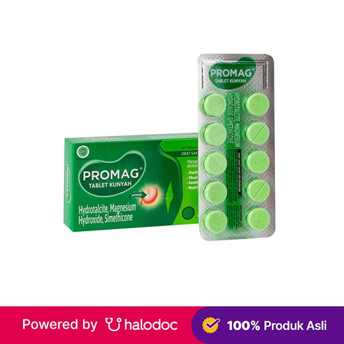 Gambar Promag 10 Tablet - Obat Asam Lambung & Gerd - Halodoc dari Apotek Central Care Bekasi undefined Tokopedia